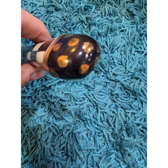 MacKenzie-Childs Courtly Check Cake Pie Server Slicer Stainless Steel - Picture 8 of 12